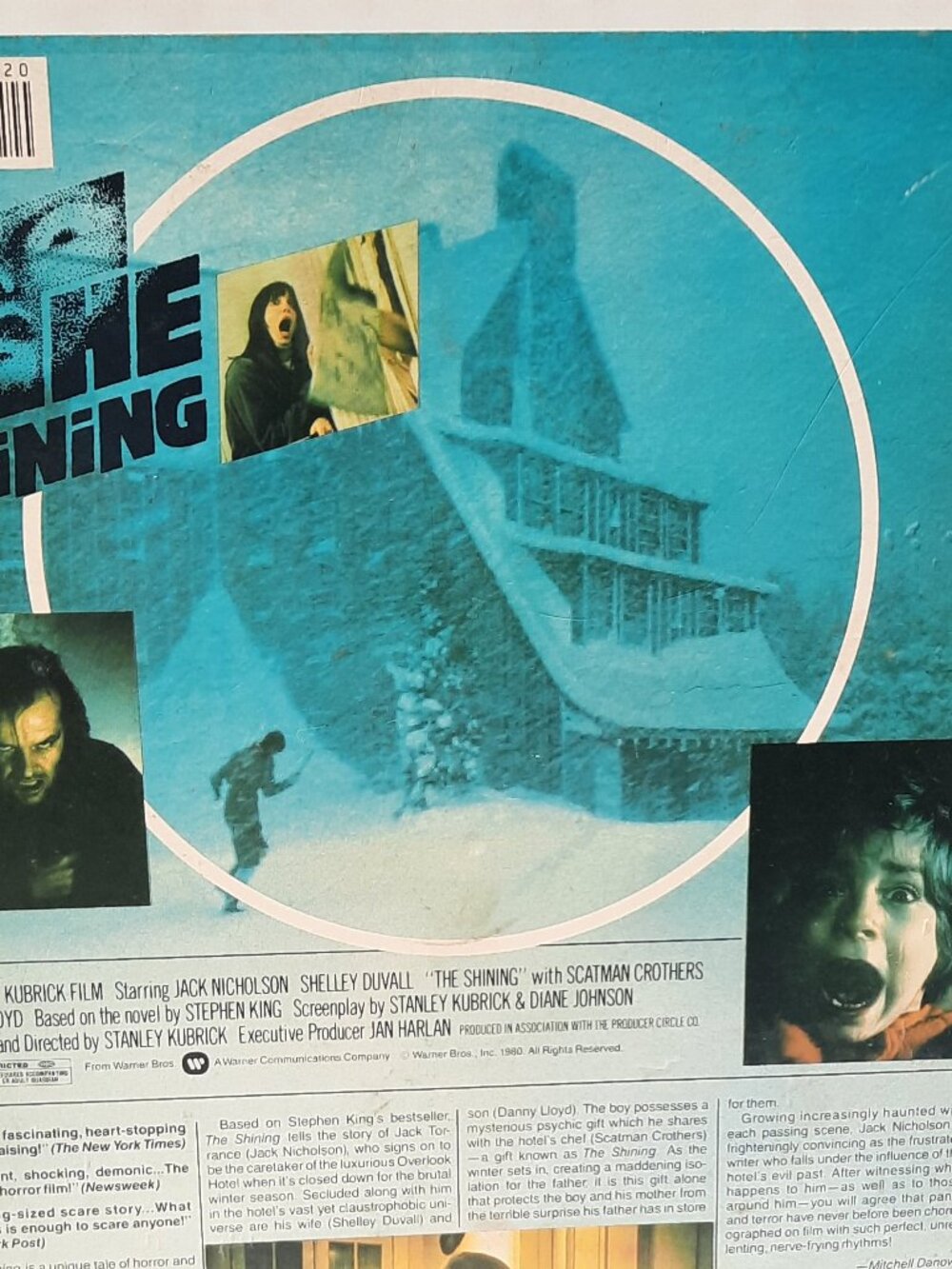 The Shining (Warner Bros, 1980) RCA CED VideoDisc Part 1 & Part 2, Rare, HTF - Picture 4 of 5